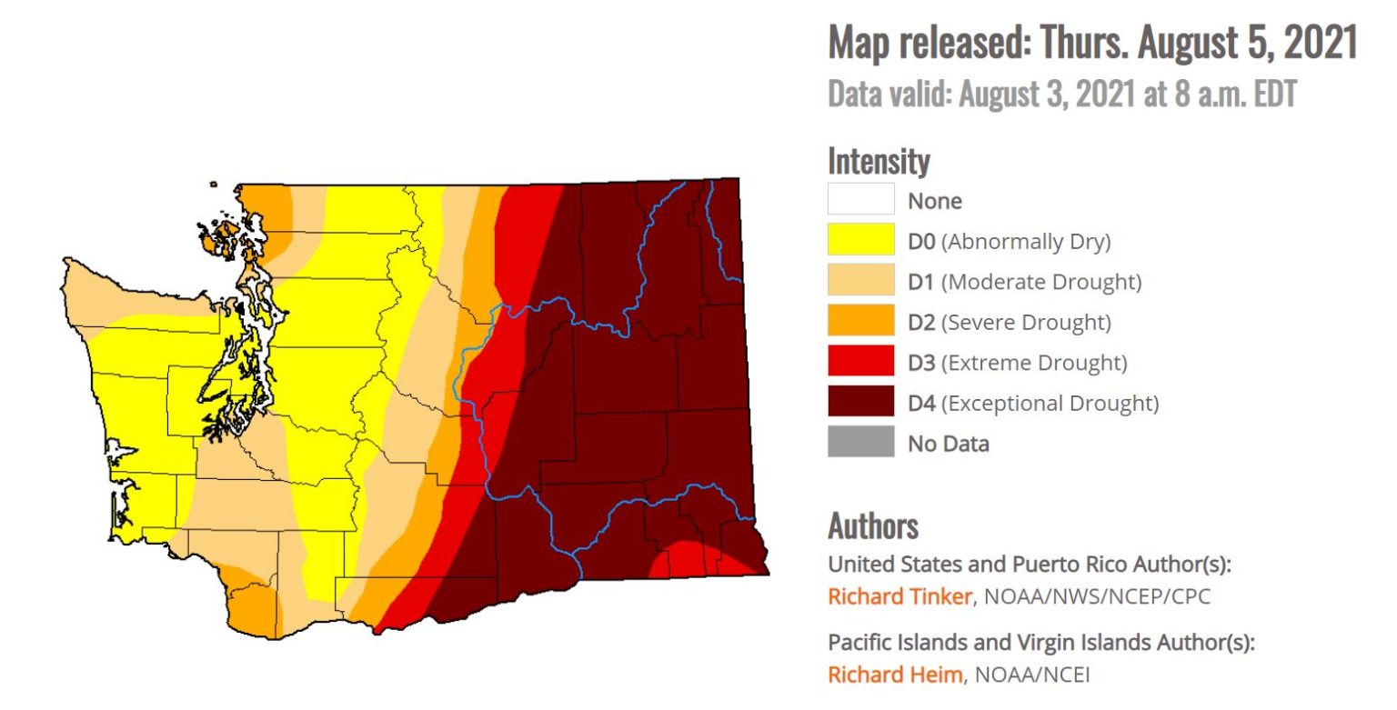 Washington's Freshwater Under Stress from Drought Washington Water Trust